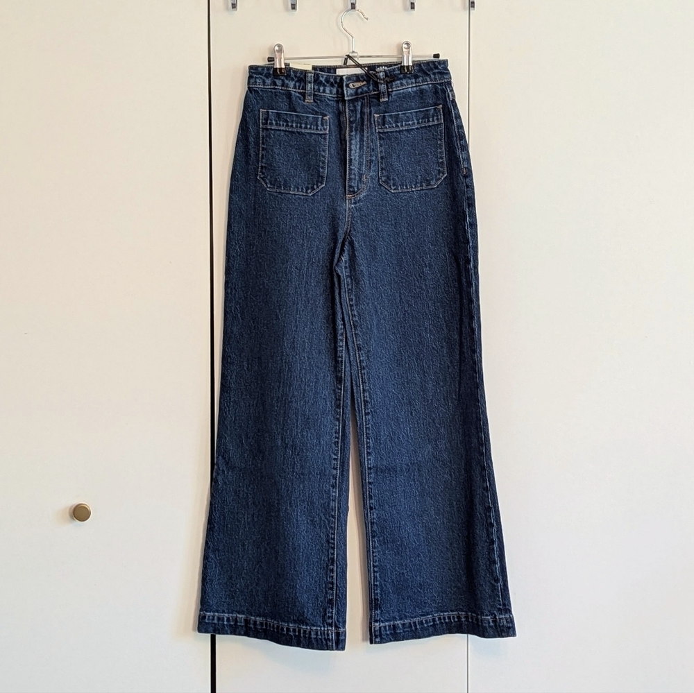 NWT Rolla's Sailor Jeans, Size 27, Eco Ruby Blue, Organic Cotton